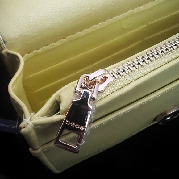 Bebe Yellow Quilted Women's Bag - Picture 9 of 11